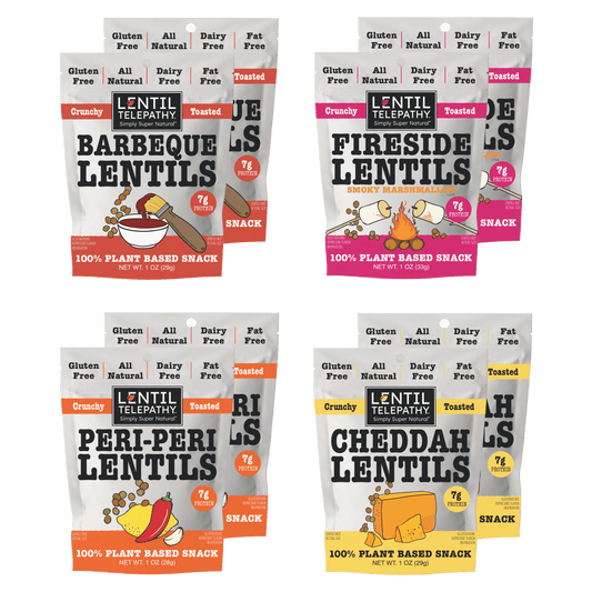 Variety Snack Pack: 2x BBQ, 2x Cheddah, 2x Fireside, 2x Peri-Peri